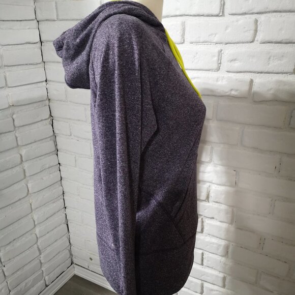 Adidas Climawarm Ladies Fleece Lined Size Medium Purple Hoodie - Picture 5 of 14